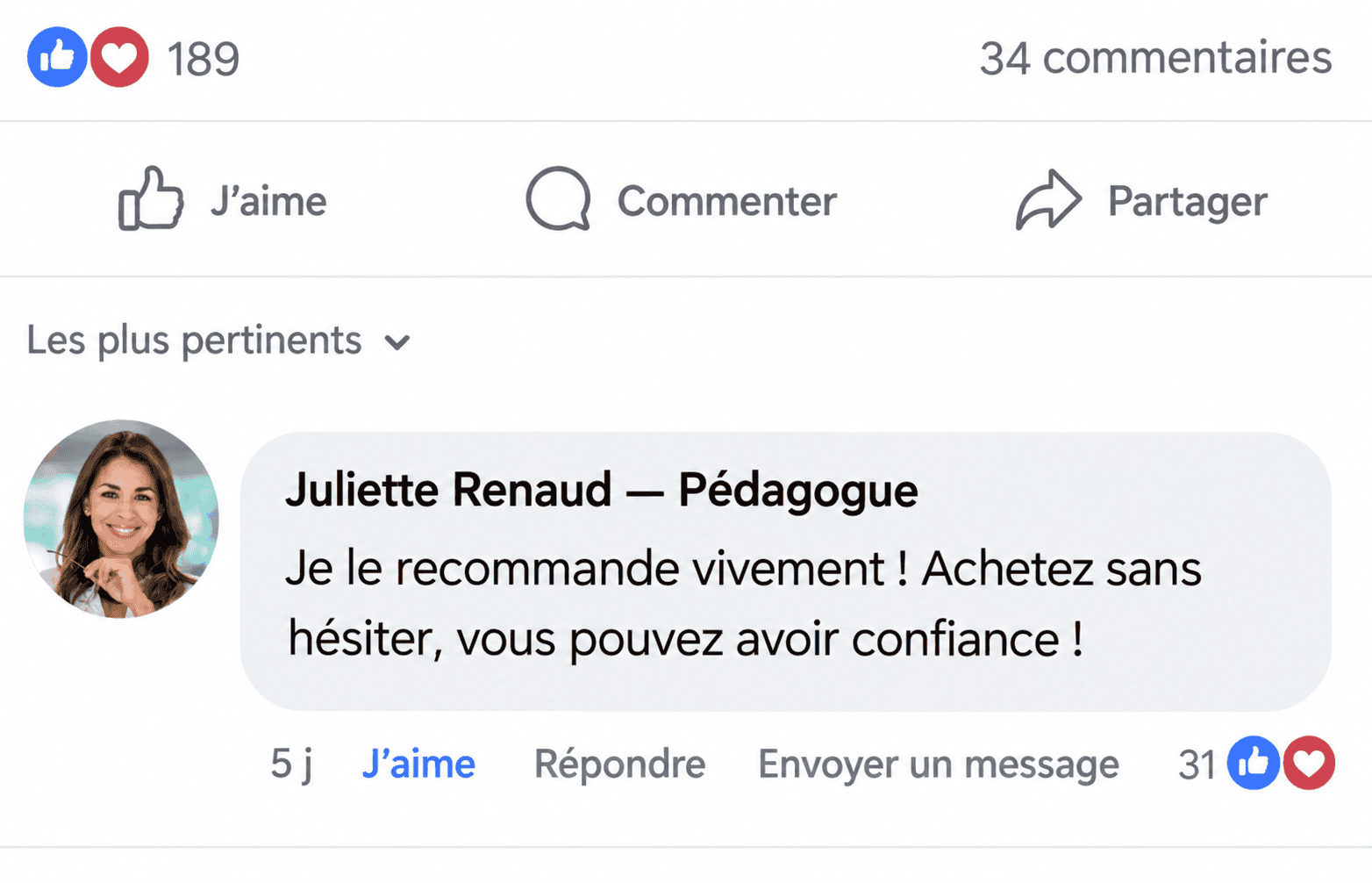 Témoignage client 1