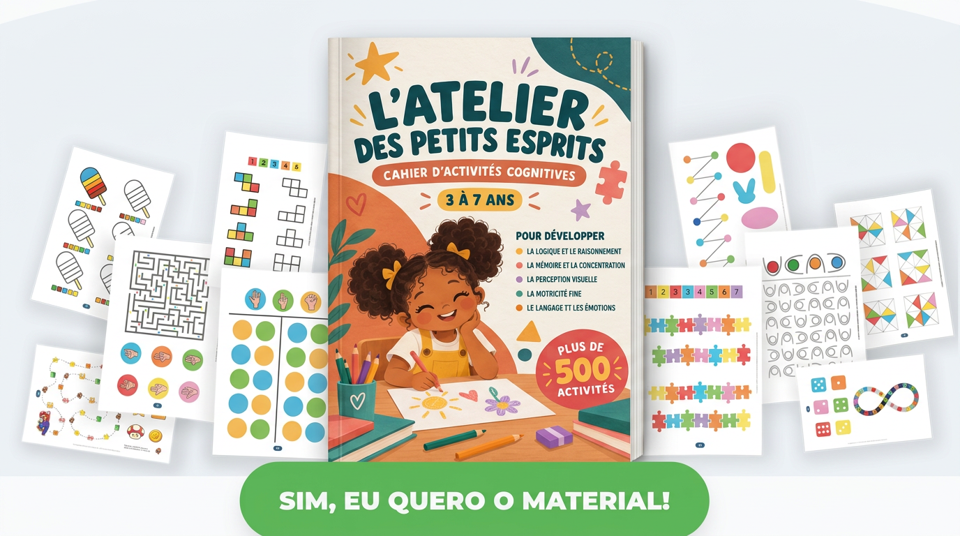 L’Atelier des Petits Esprits accompagné de fiches d’activités